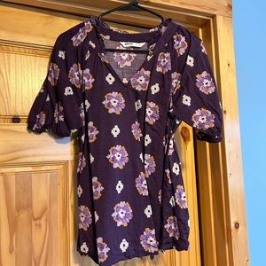 NWOT Sonoma Purple Shirt